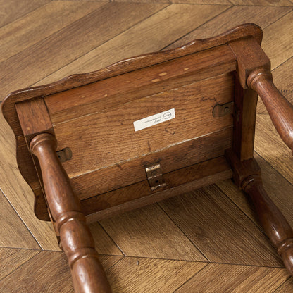 英国 クラシック オーク材 ネストテーブル サイドテーブル