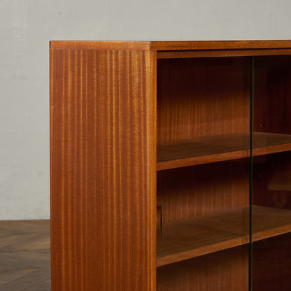 モーリス オブ グラスゴー Morris of Glasgow Cumbrae ヴィンテージ ナロー ガラス ブックケース 食器棚 #94361