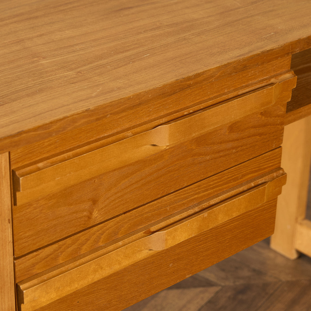 英国 ヴィンテージ 片袖 デスク