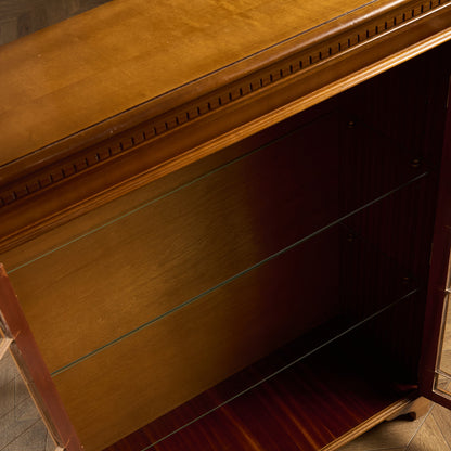 英国 クラシック エドワーディアン ブックケース  食器棚