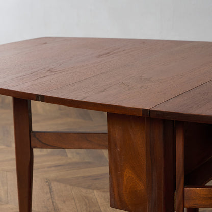 イギリス ヴィンテージ ドロップリーフ ゲートレッグテーブル