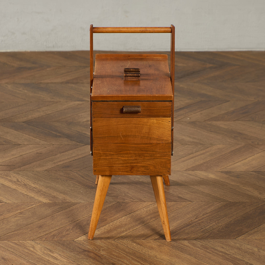 英国 ヴィンテージ ソーイングボックス