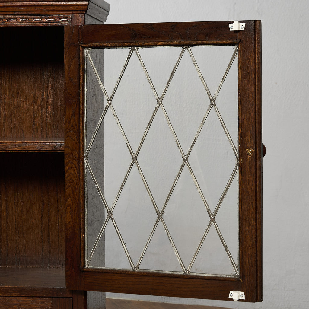 英国 クラシック オーク材 ブックケース