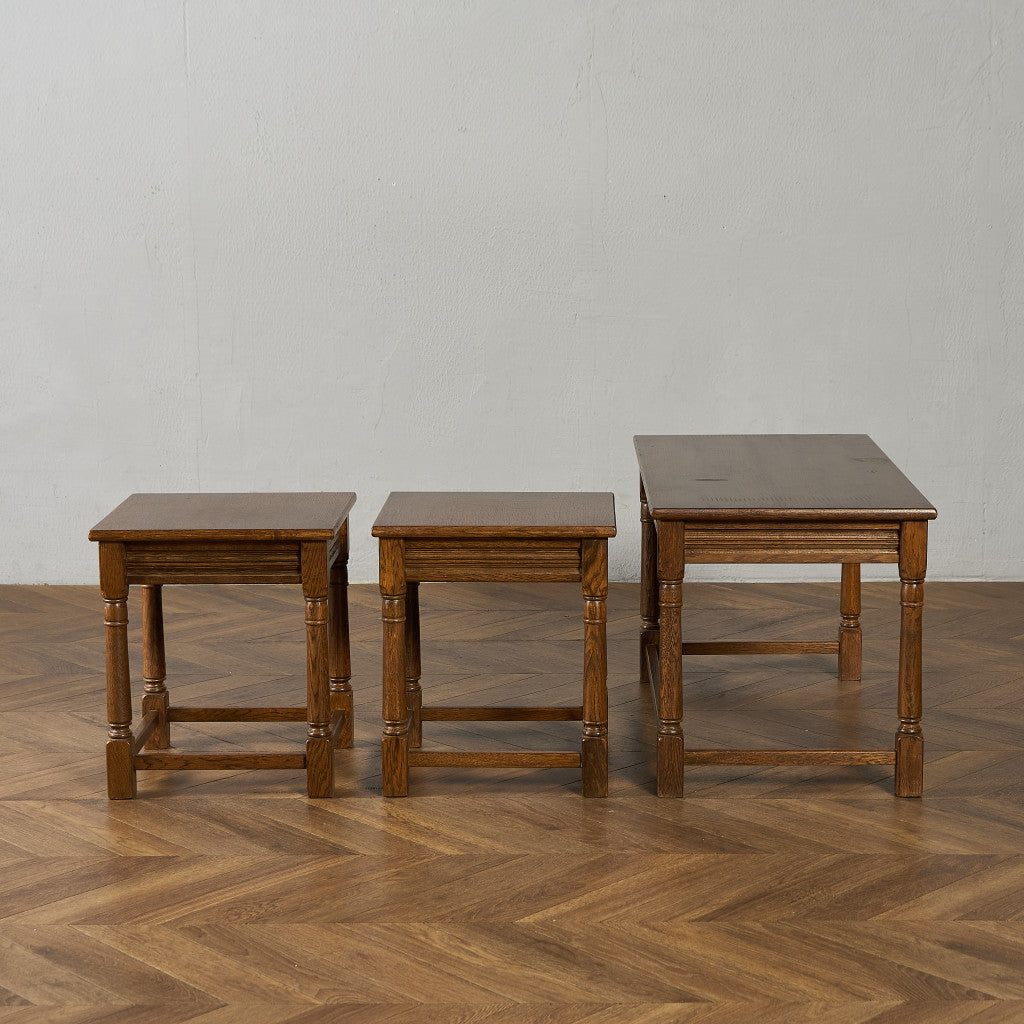 英国 クラシック ネストコーヒーテーブル センターテーブル #95415