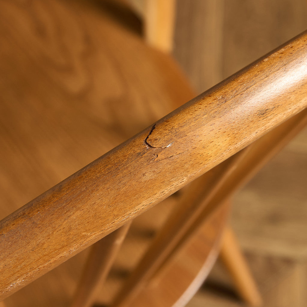 ercol グランドマザーズチェア ブルーラベル