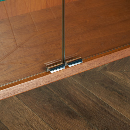 デンマークヴィンテージ オープンブックケース / カスタム アイアンヘアピンレッグ