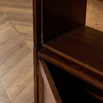 英国 アンティーク スタッキングブックケース 食器棚