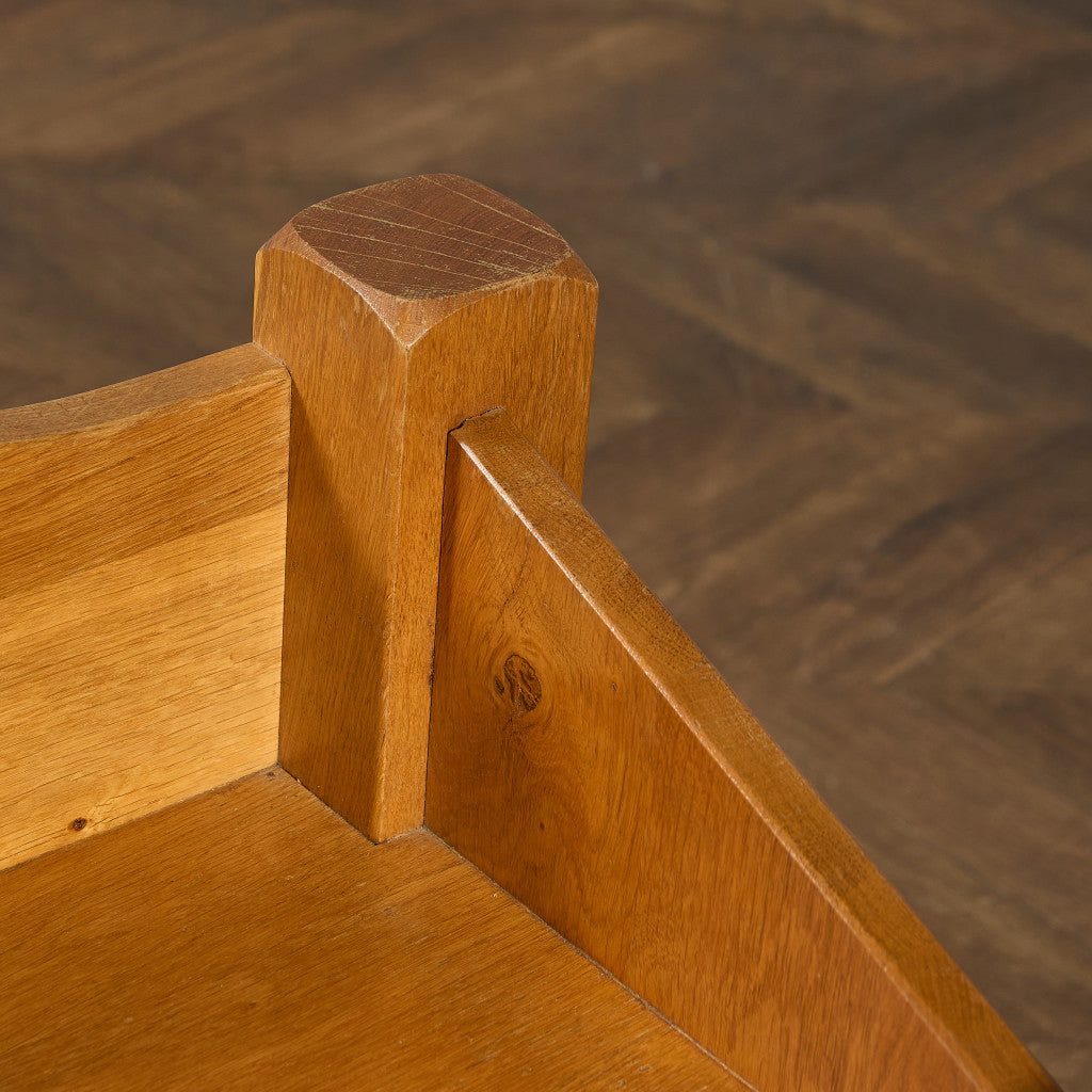 オランダ製 オーク 無垢材 サイドキャビネット