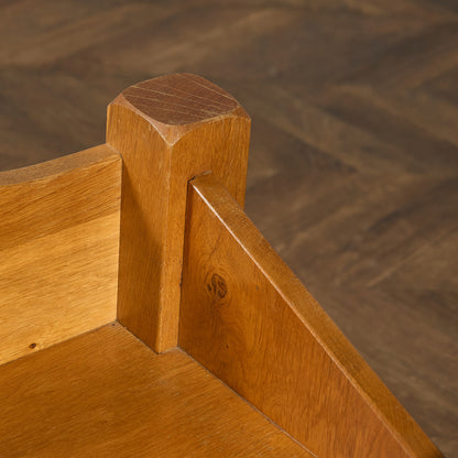 オランダ製 オーク 無垢材 サイドキャビネット