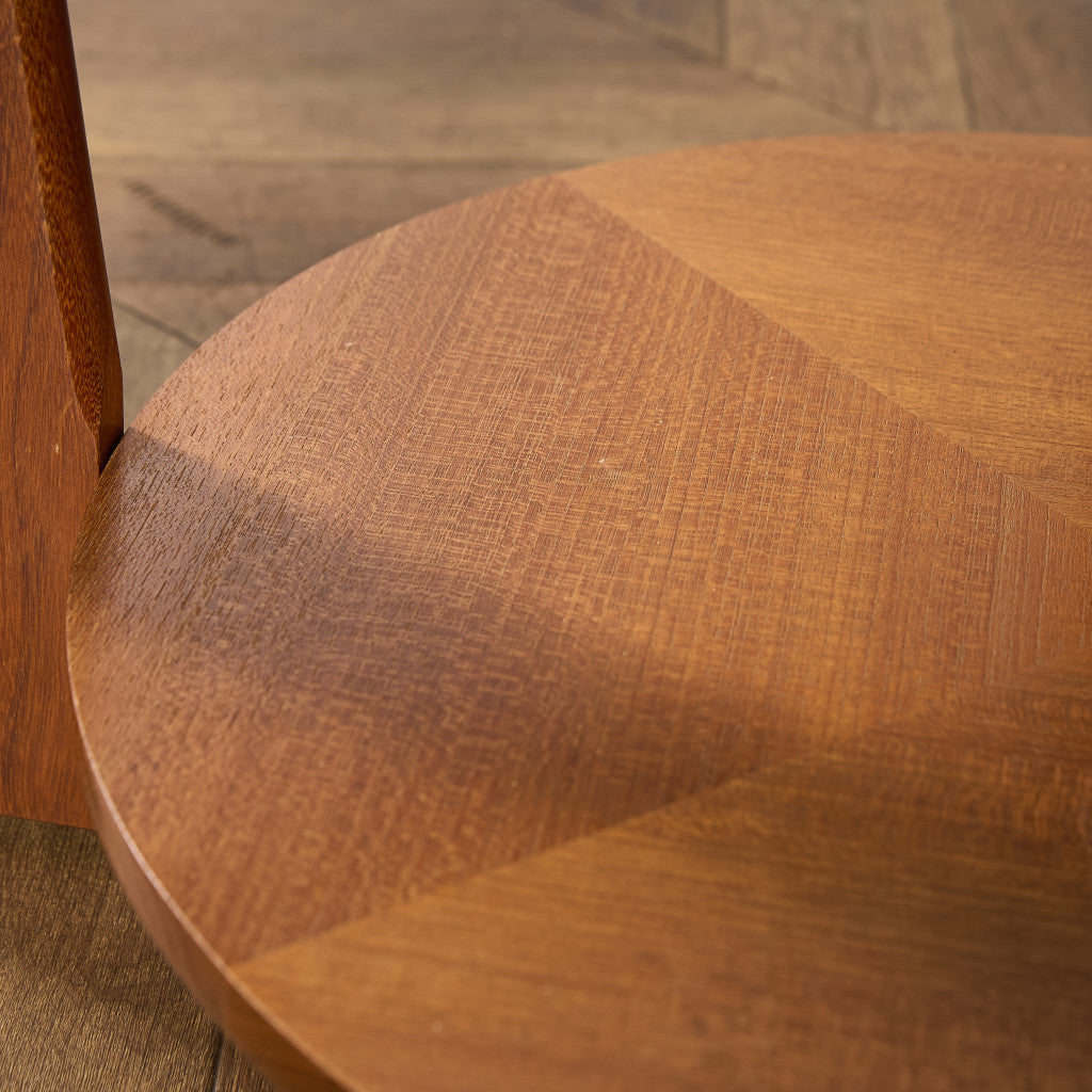 英国 ヴィンテージ ガラストップ コーヒーテーブル