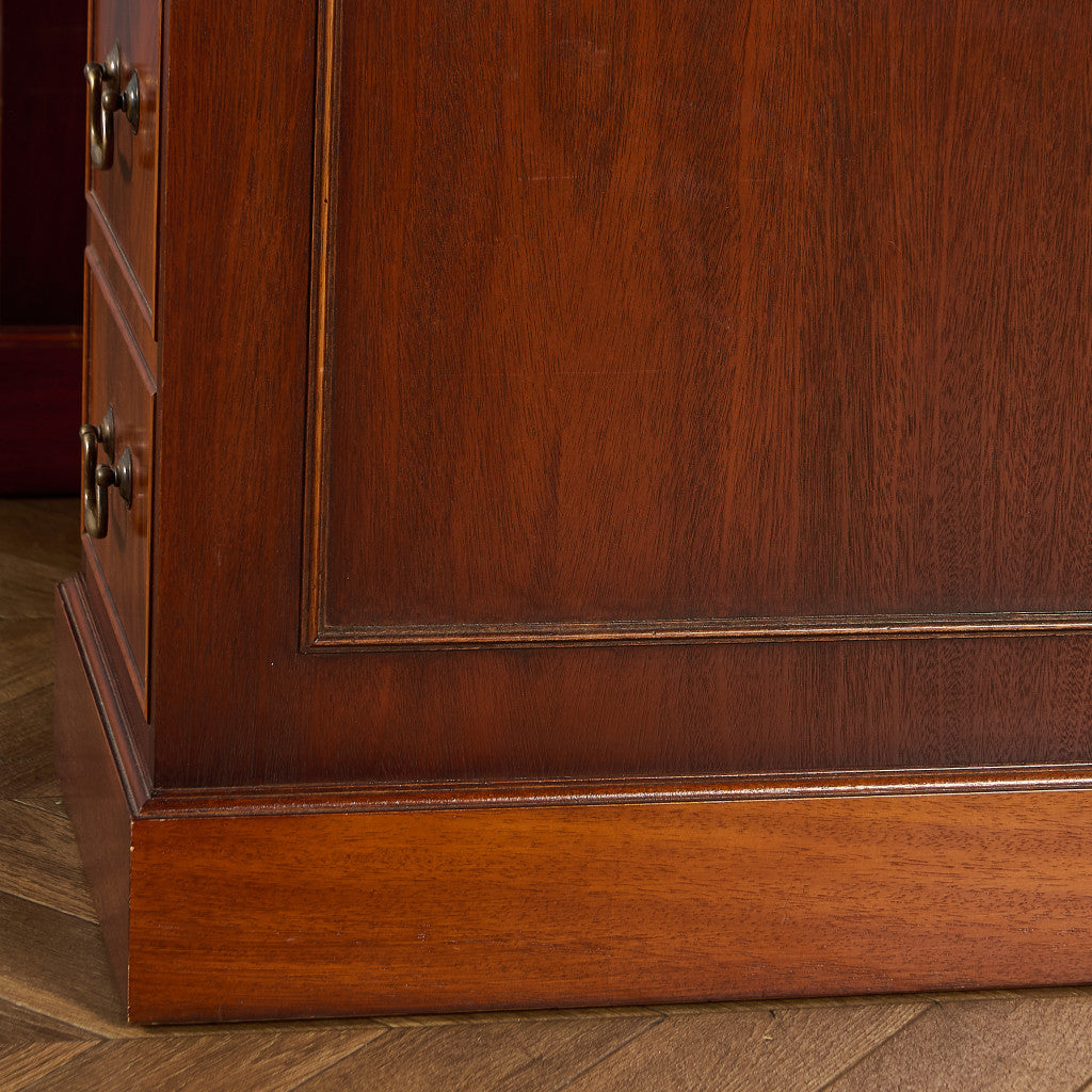 英国 クラシック 両袖 デスク