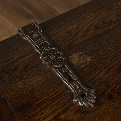 英国 クラシック オーク材 ブランケットボックス