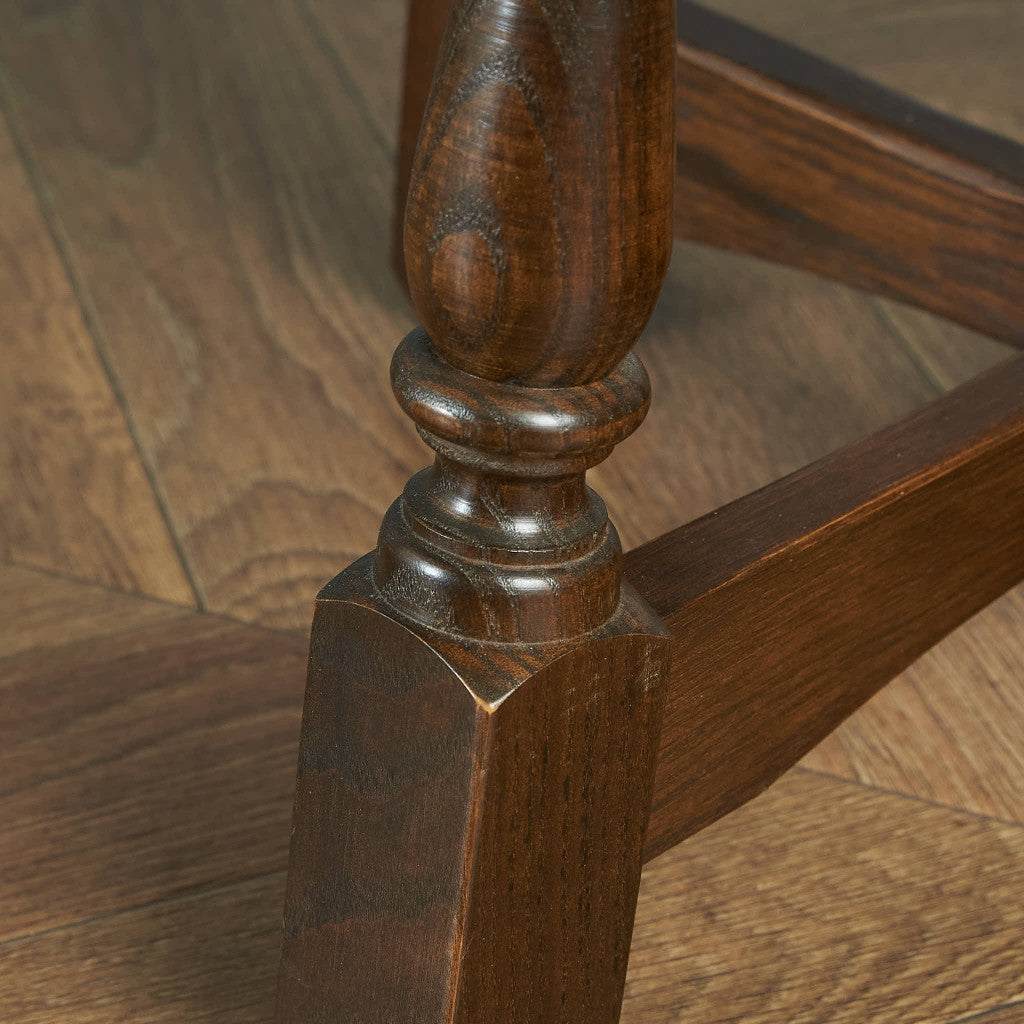 British classic oak side table #83834