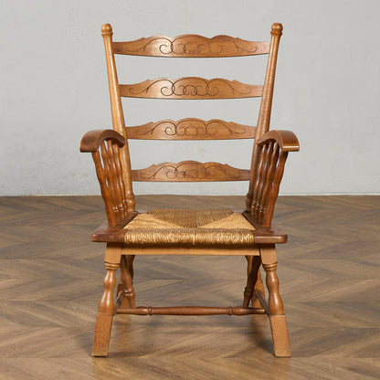 英国クラシック ラダーバック アームチェア