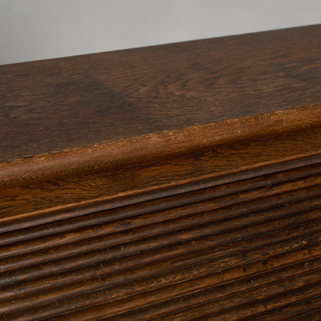 英国 クラシック ロールトップ ライティング ビューロー