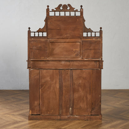 英国 アンティーク ミラーバック サイドボード シフォニア