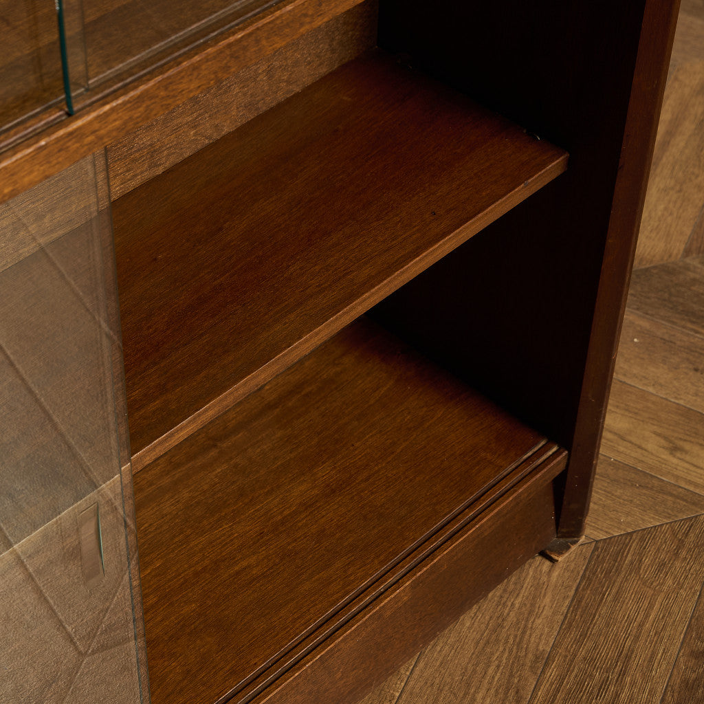 ヴィンテージ ガラスキャビネット 本棚