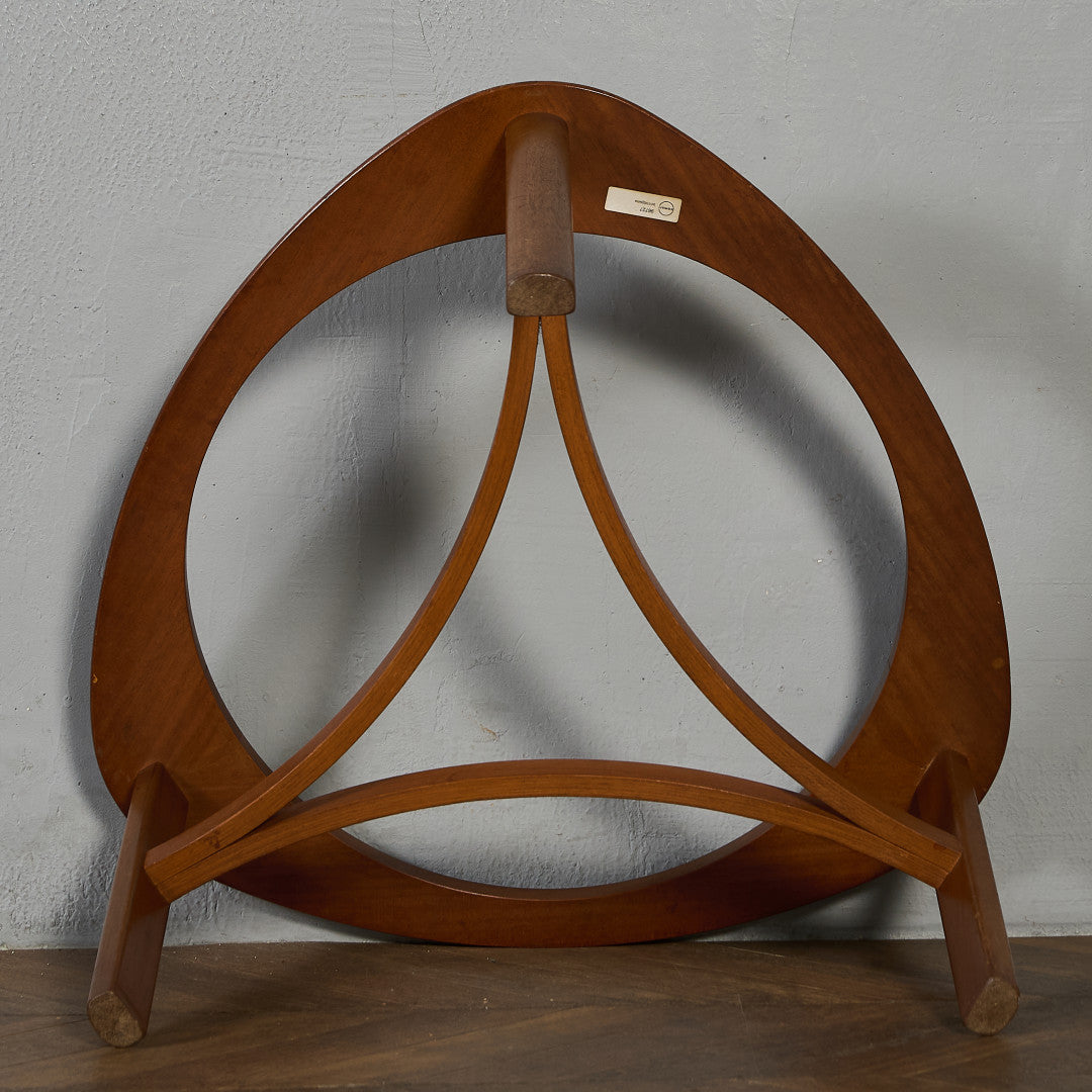 ヴィンテージ トライアングル ガラストップテーブル