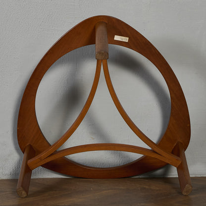 ヴィンテージ トライアングル ガラストップテーブル