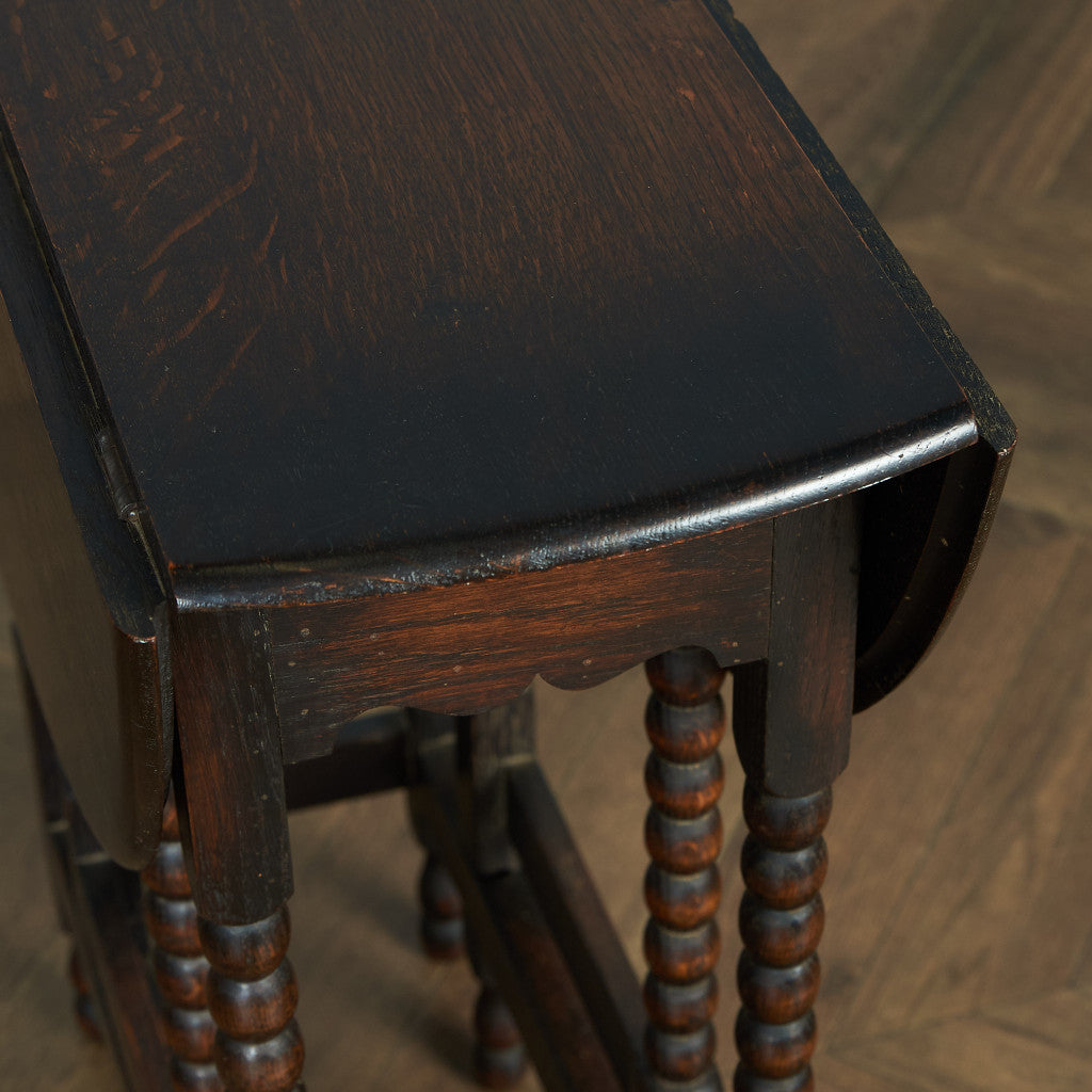 英国クラシック ドロップリーフ ゲートレッグテーブル