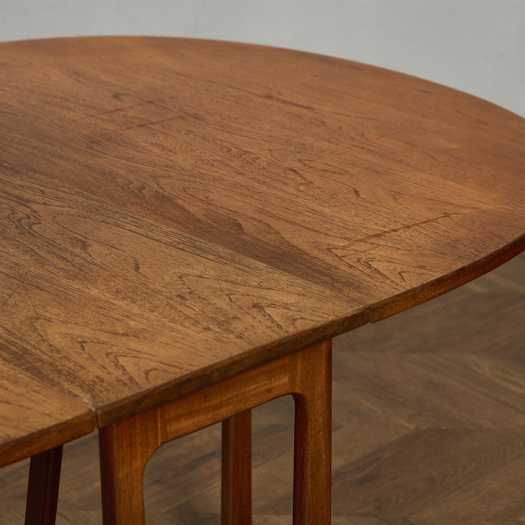 イギリス ヴィンテージ ドロップリーフ ゲートレッグテーブル