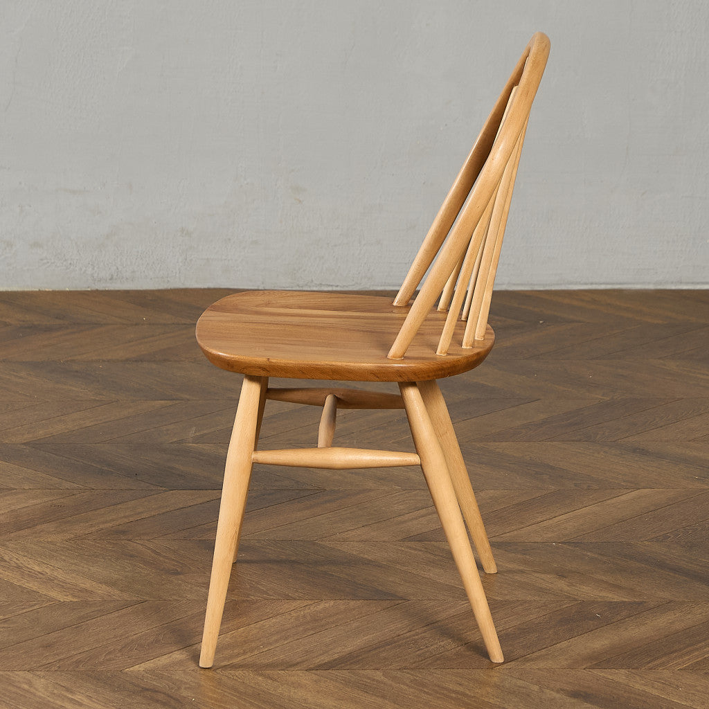 アーコール　フープバックチェア　イギリスビンテージ　ERCOL 4本　D アーコール ERCOL フープバックチェア ノーマルサイズ ブルーラベル