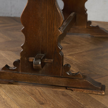 英国 クラシック ドローリーフ ダイニングテーブル