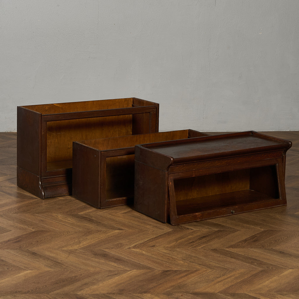 英国 アンティーク スタッキング ブックケース