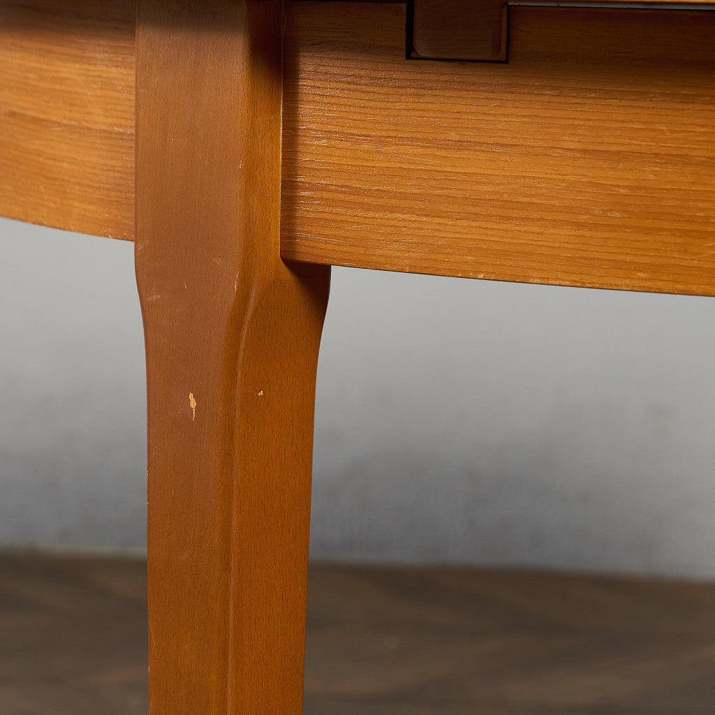 英国 ヴィンテージ エクステンション ラウンド ダイニングテーブル