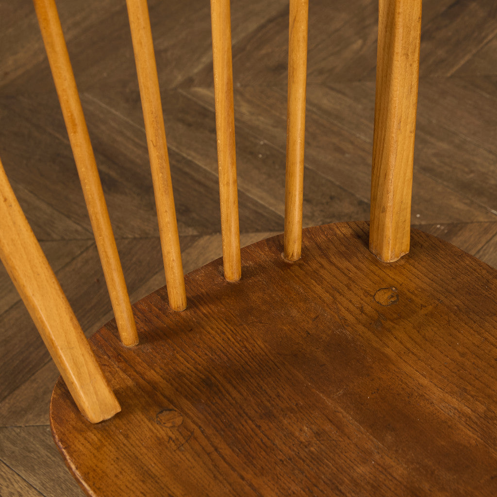 アーコール ERCOL ヴィンテージ 4本 スポーク フープバックチェア ラウンドゴールドラベル #89987