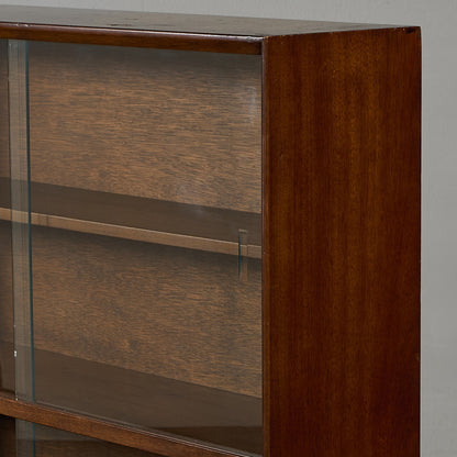 ヴィンテージ ガラスキャビネット 本棚