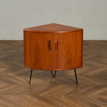 Fresco コーナーキャビネット 3点セット カスタム アイアン ヘアピンレッグ