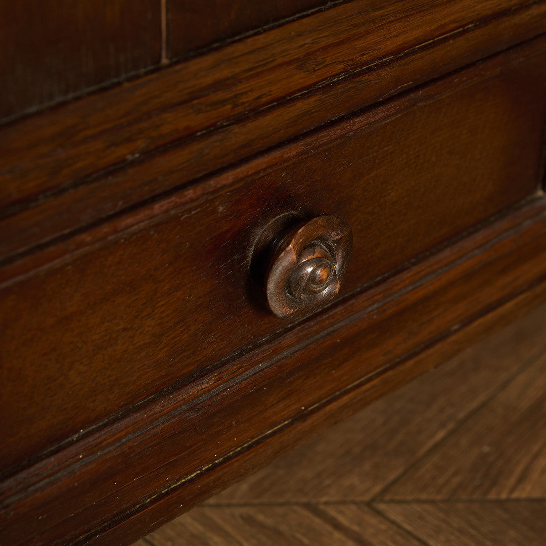 英国 クラシック オーク材 ブランケットボックス