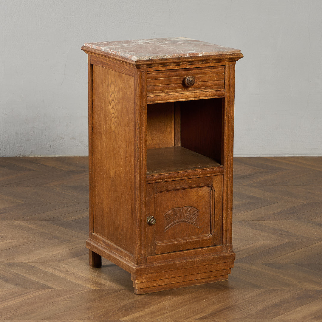 英国 クラシック 大理石 サイドキャビネット #97017