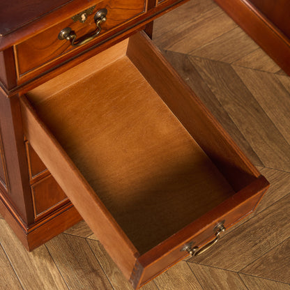 英国 クラシック 両袖 デスク