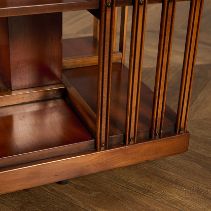 英国 クラシック リボルビング ブックケース