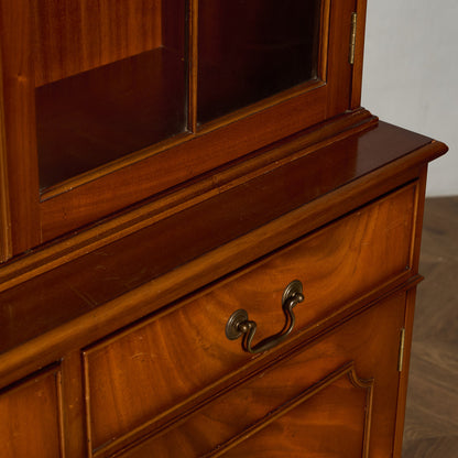 英国 クラシック エドワーディアン ブックケース 食器棚