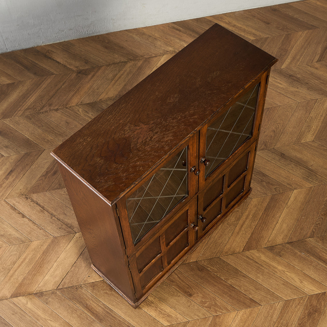 英国 クラシック オーク材 ブックケース