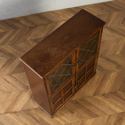 英国 クラシック オーク材 ブックケース