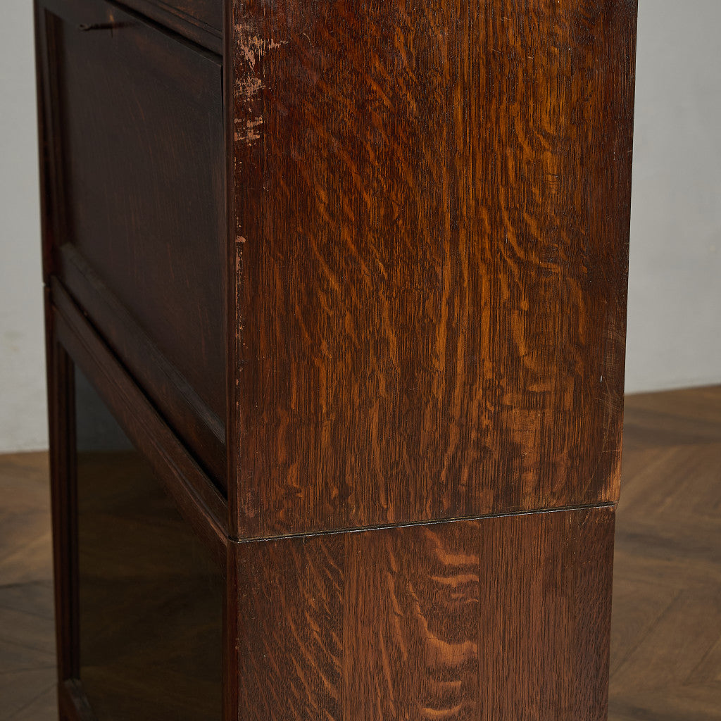 英国 クラシック スタッキング ビューロー ブックケース