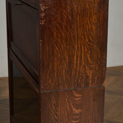 英国 クラシック スタッキング ビューロー ブックケース