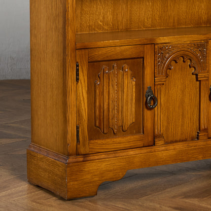 英国 クラシック オーク材 キャビネット