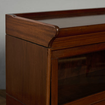 英国 クラシック 3段 スタッキング ブックケース