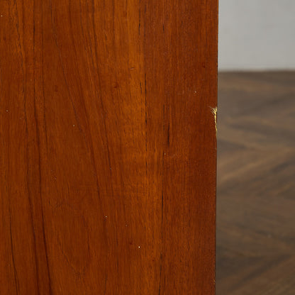 英国 ヴィンテージ ナロー ガラス ブックケース 食器棚