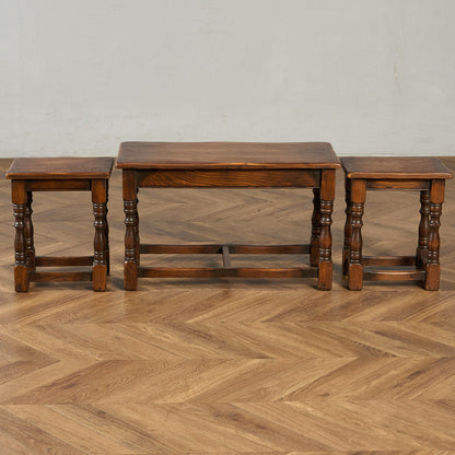 英国 クラシック ネストコーヒーテーブル センターテーブル