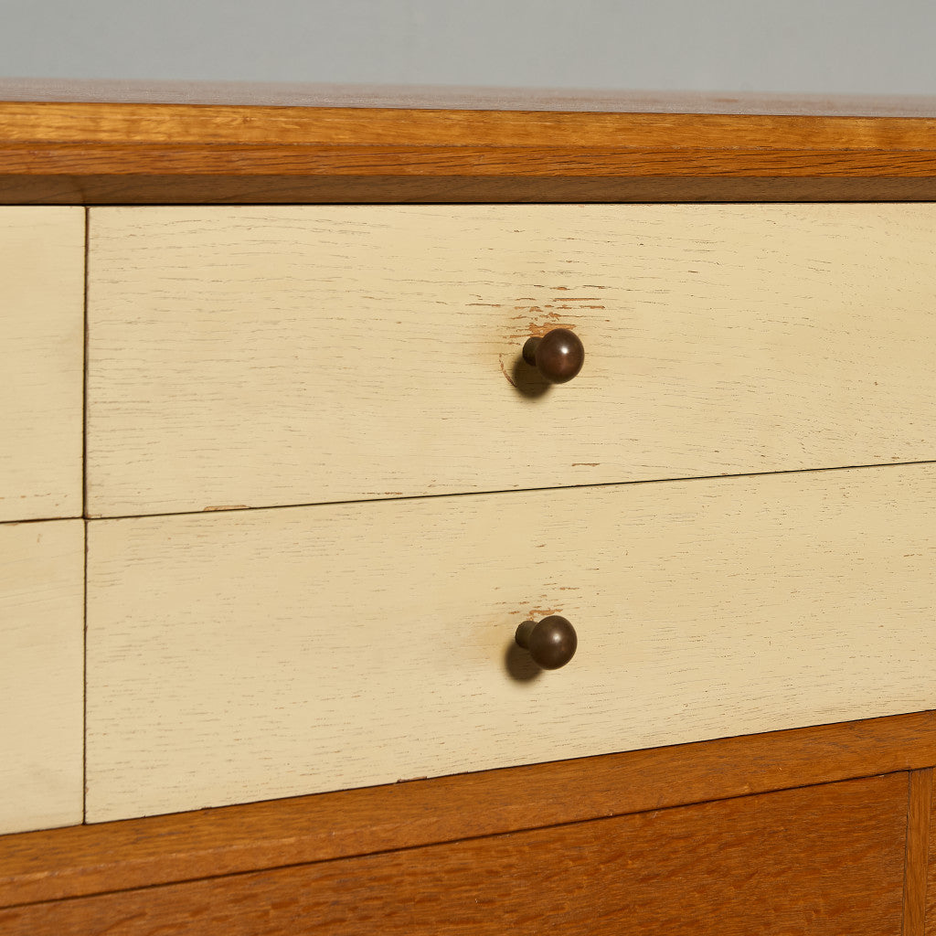 Chinese white ドロワー チェスト (B897)