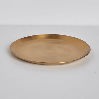 BRASS PLATE ROUND / M