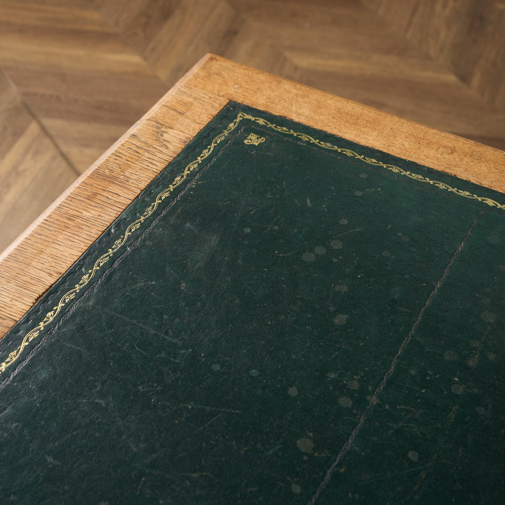 英国 クラシック 両袖デスク