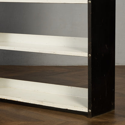 英国製 インダストリアル オープン スチール シェルフ