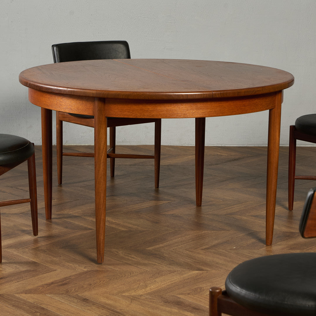 エクステンション ラウンド ダイニングテーブル